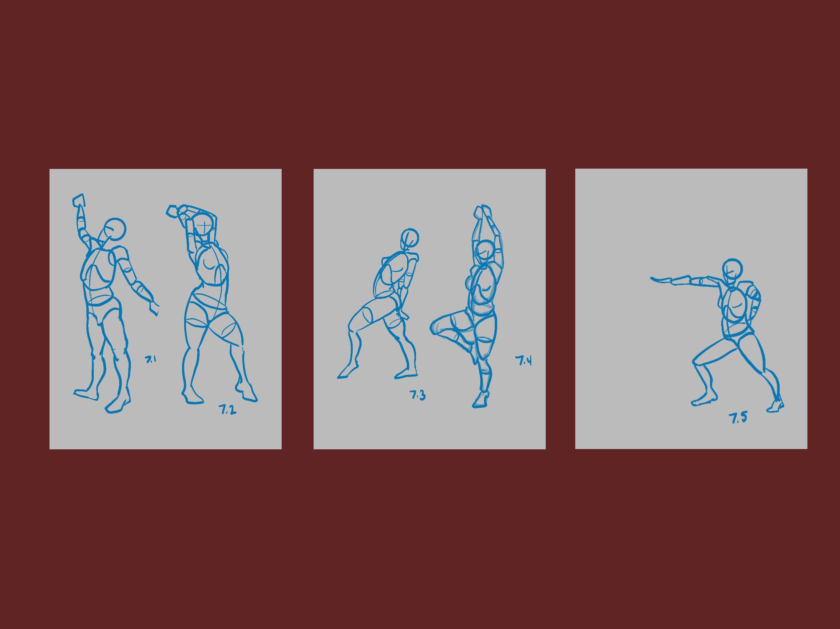 Day 7 poses