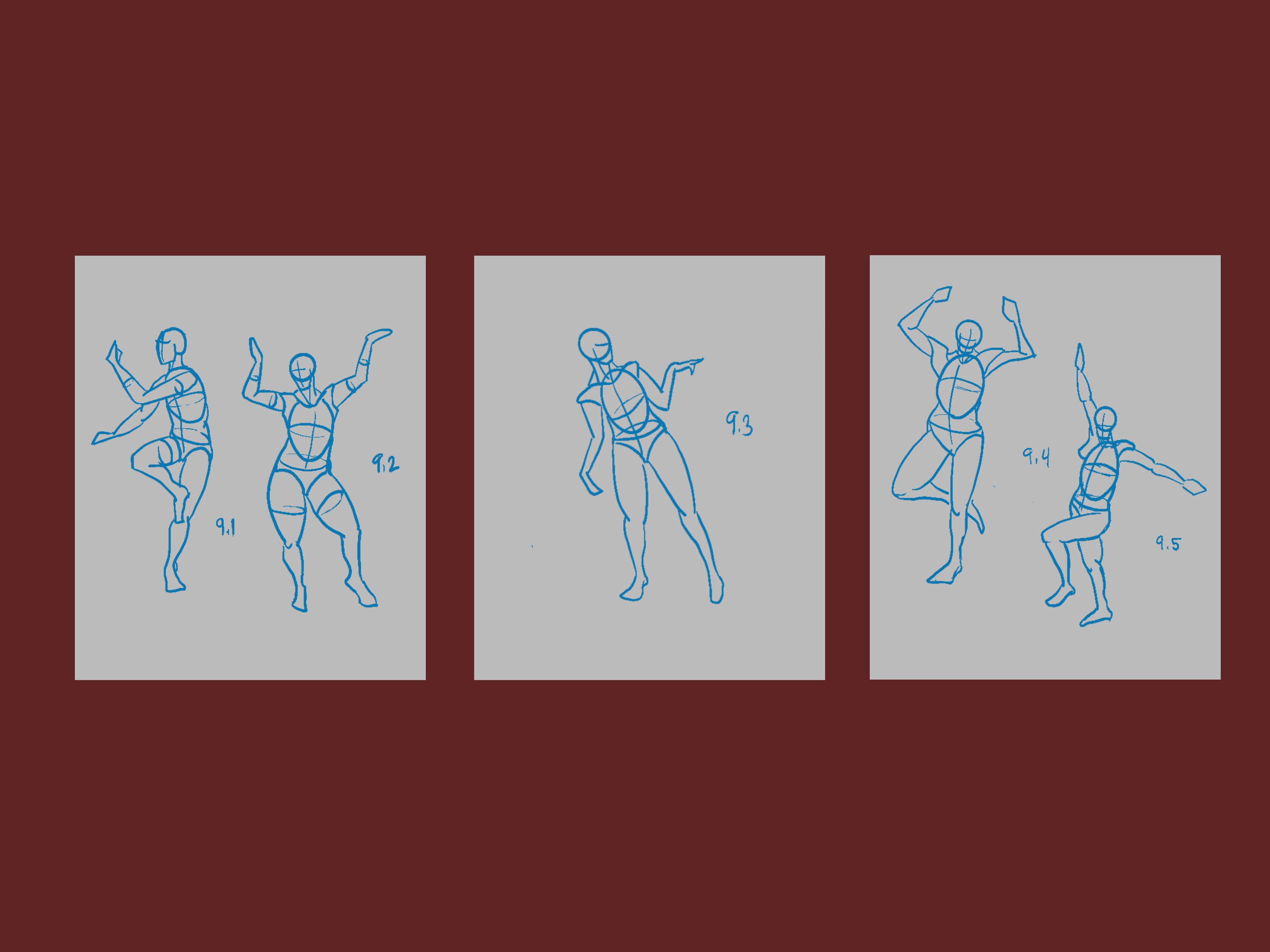 Day 9 poses