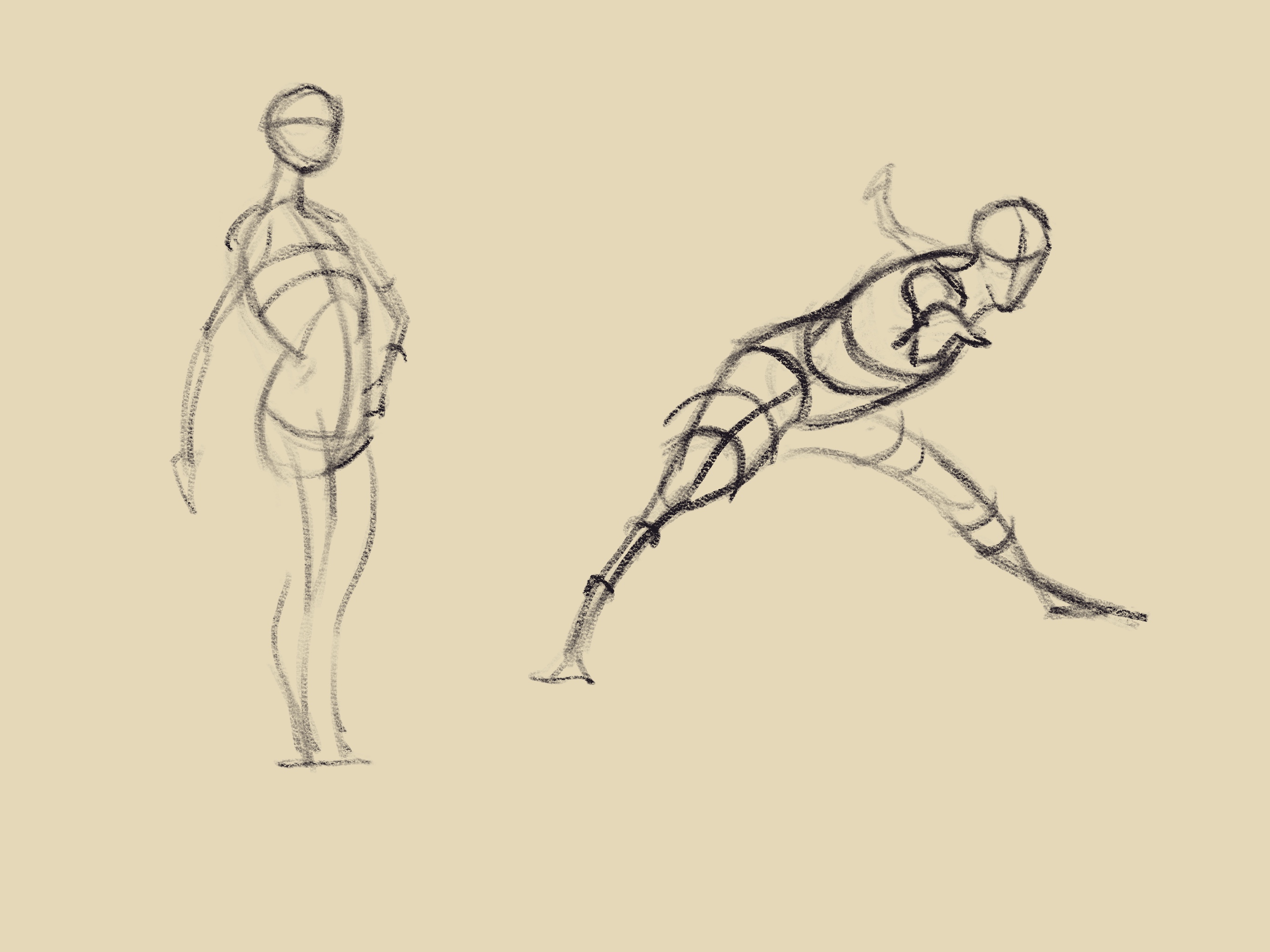 Figures with foreshortening