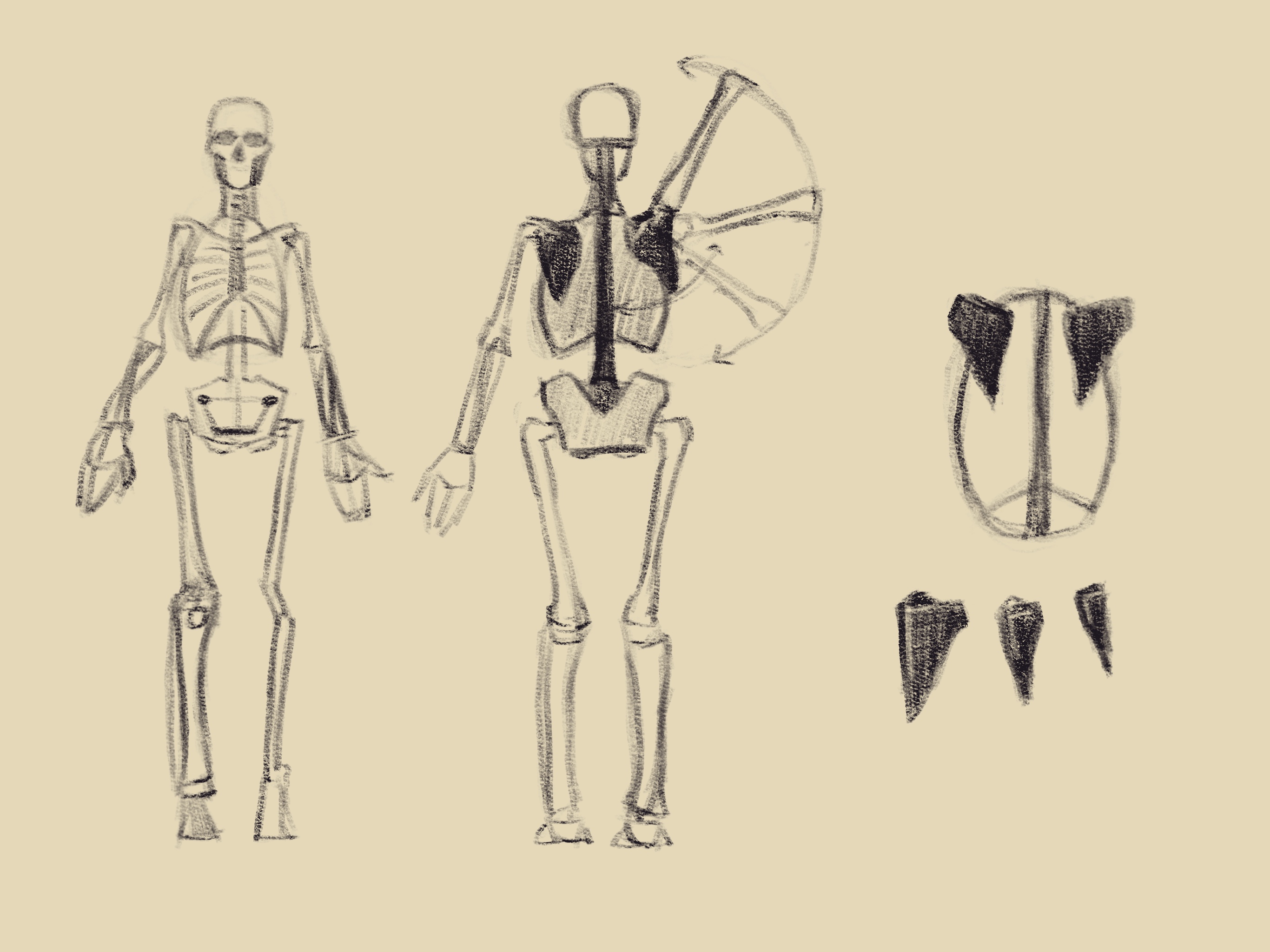 Figures with foreshortening